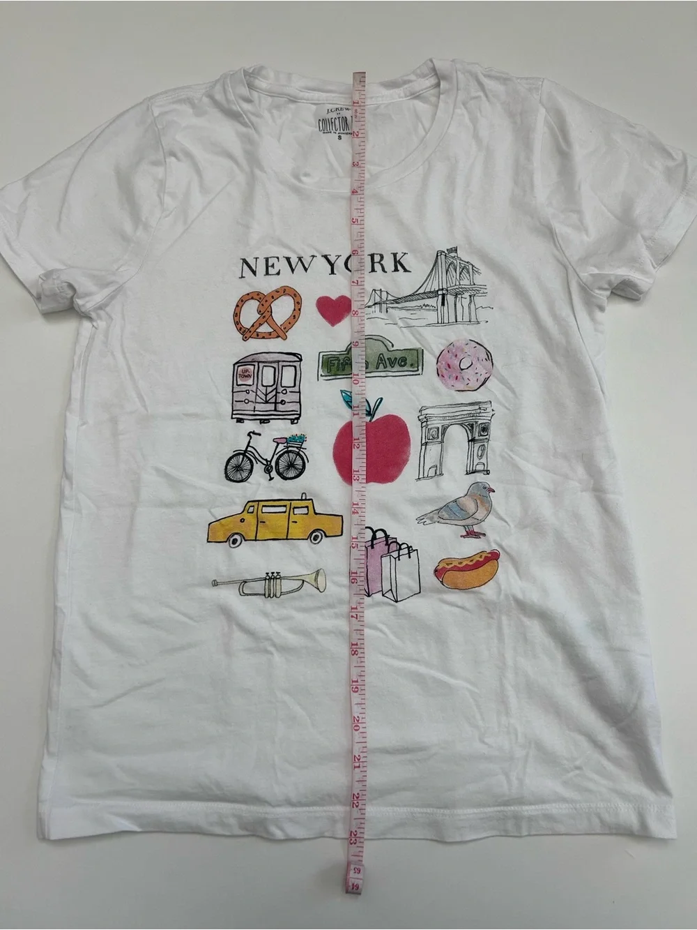 J Crew Collector Tee, White 